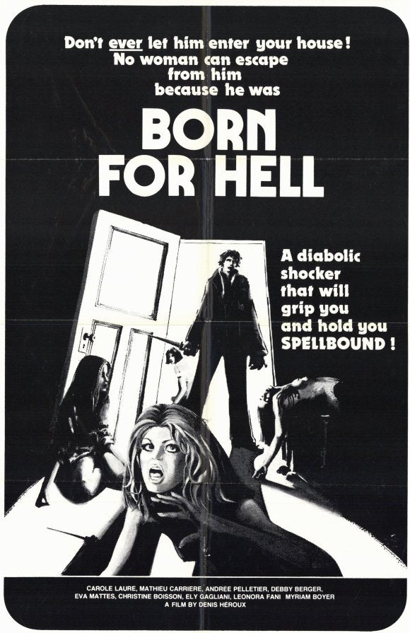 Born For Hell Movie Poster Print showcasing intense cinematic themes.