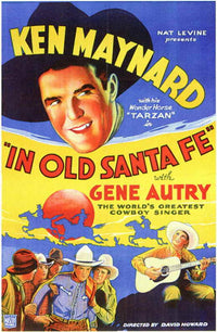 In Old Santa Fe Movie Poster Print showcasing classic film imagery.