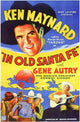 In Old Santa Fe Movie Poster Print showcasing classic film imagery.