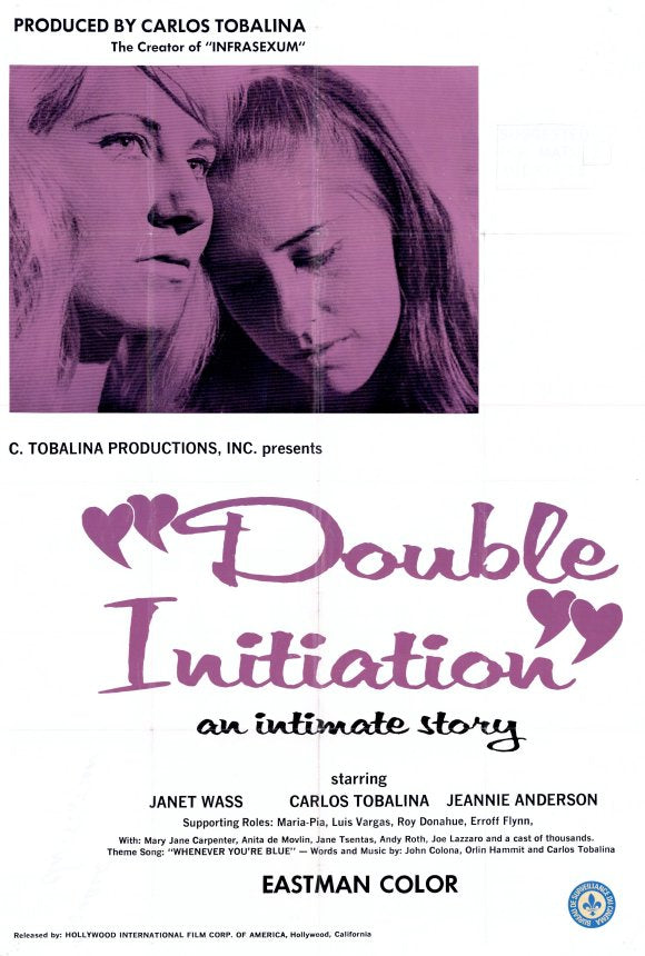 Double Initiation Movie Poster Print - Captivating cinematic artwork.