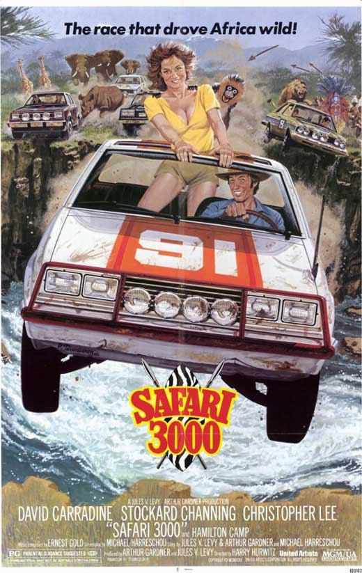 Safari 3000 Movie Poster Print showcasing vibrant colors and dynamic imagery.
