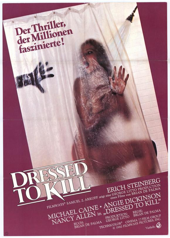 Dressed to Kill Movie Poster Print showcasing iconic film art.