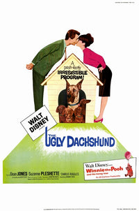 The Ugly Dachshund Movie Poster Print showcasing a playful design.