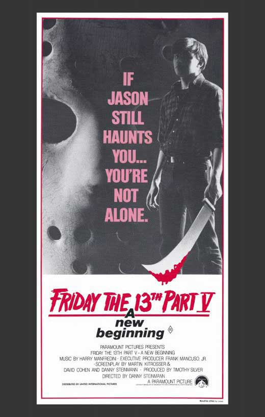 Friday the 13th, Part 5: A New Beginning Movie Poster Print (11x17)