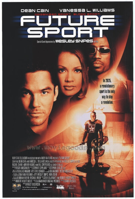 Futuresport Movie Poster Print showcasing dynamic visuals and sports theme.