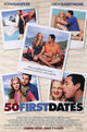 50 First Dates Movie Poster Print featuring Adam Sandler and Drew Barrymore.