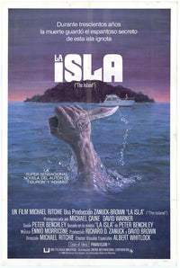 The Island Movie Poster Print showcasing vibrant cinematic artwork.