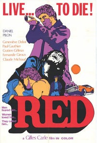 Red Movie Poster Print showcasing cinematic artistry and visual appeal.