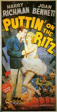 Puttin' on the Ritz Movie Poster Print showcasing classic cinema glamour.