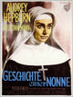 Nun's Story Movie Poster Print showcasing classic film imagery.