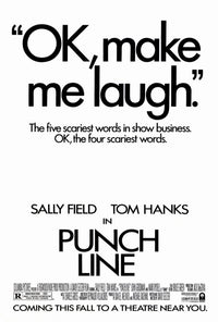 Punchline Movie Poster Print featuring vibrant comedy art.