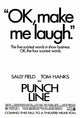 Punchline Movie Poster Print featuring vibrant comedy art.