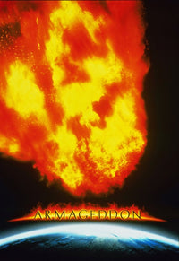 Armageddon Movie Poster Print showcasing a thrilling cinematic experience.