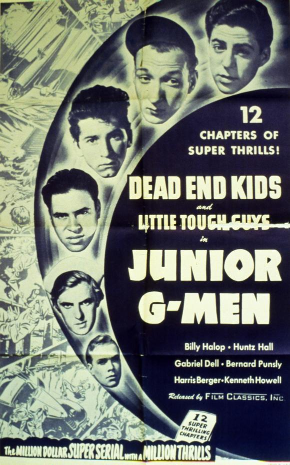 Junior G-Men Movie Poster Print showcasing classic vintage film art.