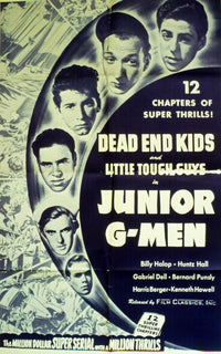 Junior G-Men Movie Poster Print showcasing classic vintage film art.