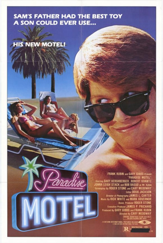 Paradise Motel Movie Poster Print showcasing vintage motel culture