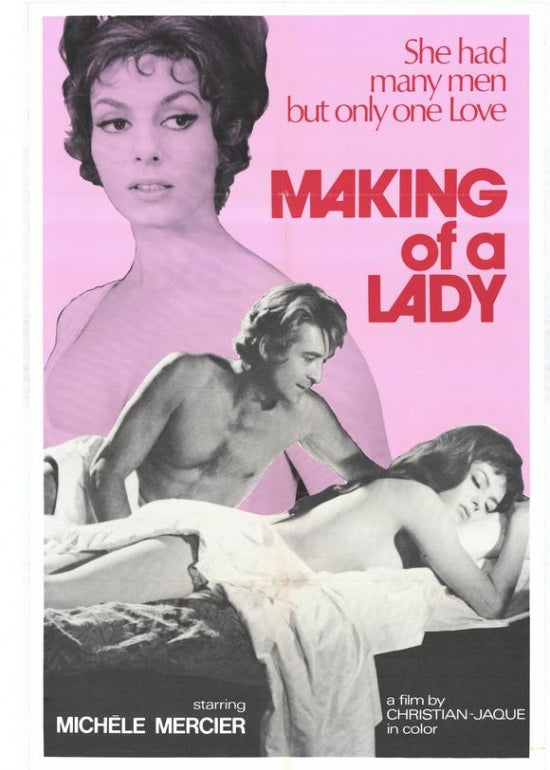 Making of a Lady Movie Poster Print showcasing classic cinema art.