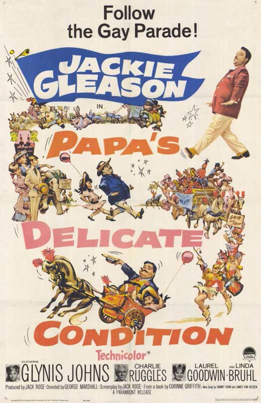 Papa's Delicate Condition Movie Poster Print featuring classic film art.