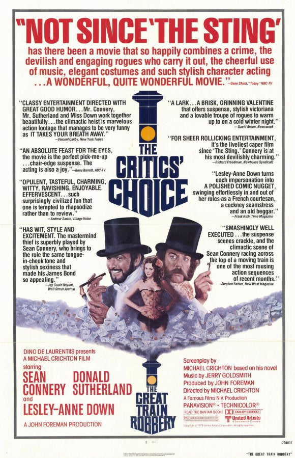 The Great Train Robbery Movie Poster Print