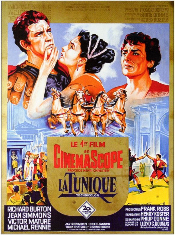 The Robe Movie Poster Print featuring classic film imagery.