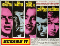 Ocean's 11 Movie Poster Print featuring iconic imagery from the film.