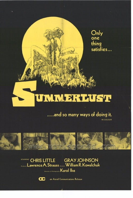 Summerlust Movie Poster Print showcasing vibrant summer imagery.