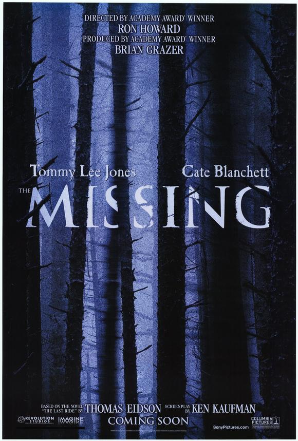 The Missing Movie Poster Print showcasing vibrant colors and striking imagery.