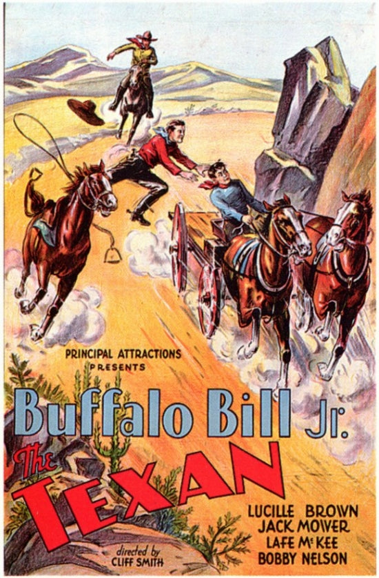 The Texan Movie Poster Print showcasing classic film art.