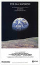 For All Mankind Movie Poster Print - Space Exploration Art