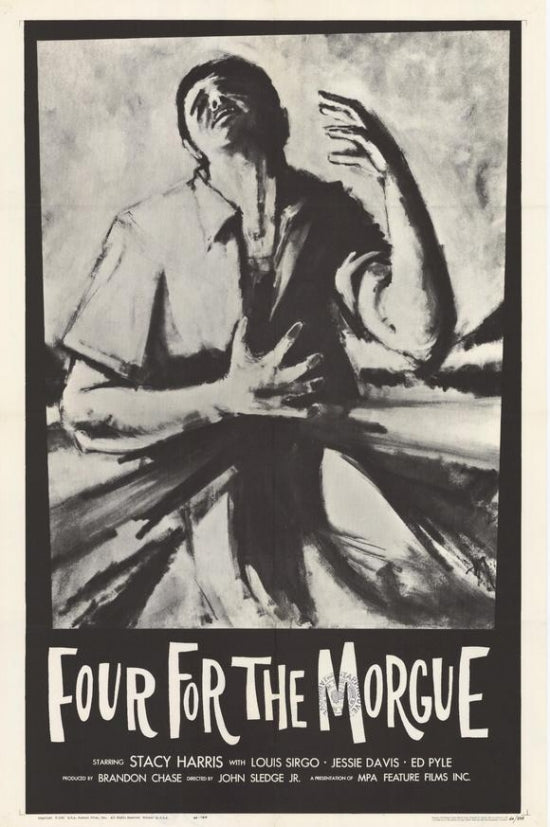 Four For the Morgue Movie Poster Print showcasing suspense and cinematic art.