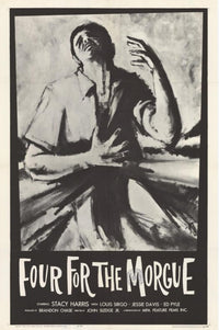 Four For the Morgue Movie Poster Print showcasing suspense and cinematic art.