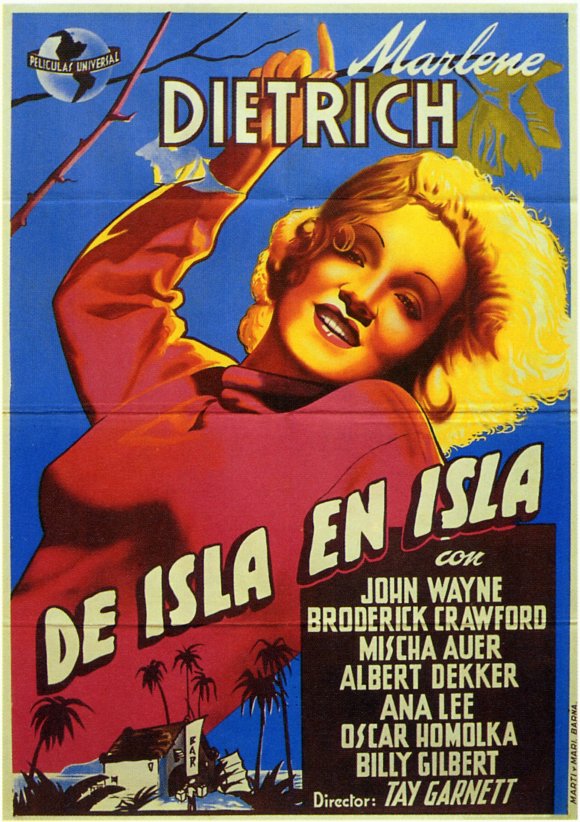 Seven Sinners Movie Poster Print showcasing classic cinematic art.