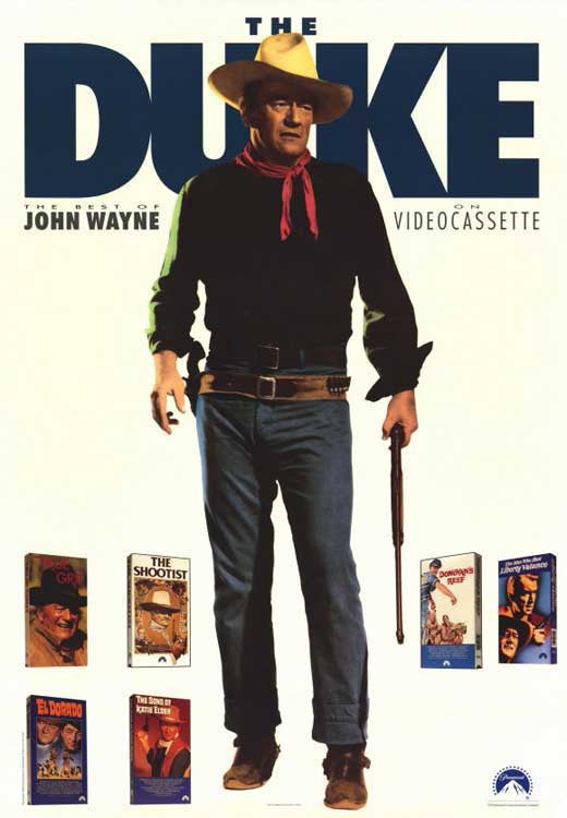 John Wayne Movie Poster Print (11x17) - Classic Western Icon