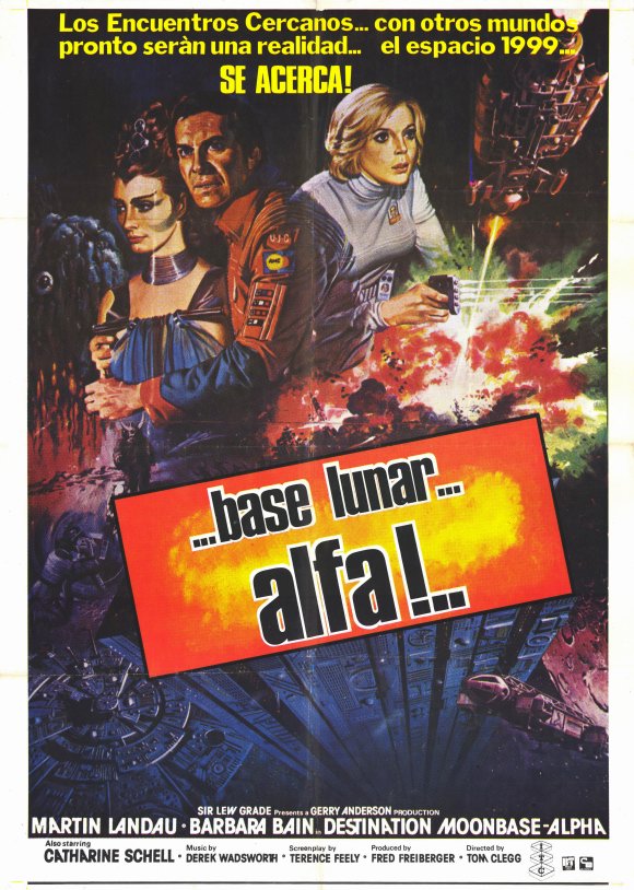 Space: 1999 Movie Poster Print featuring classic sci-fi artwork