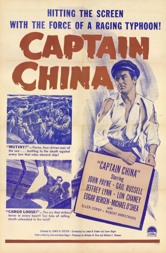 Captain China Movie Poster Print showcasing vibrant colors and design.
