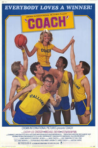 Coach Movie Poster Print featuring sports inspiration.