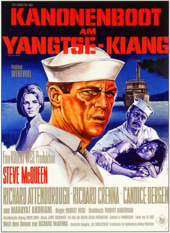 The Sand Pebbles Movie Poster Print showcasing classic cinema.