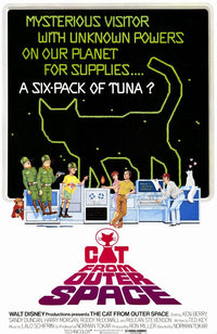 The Cat from Outer Space Movie Poster Print 11x17