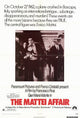 The Mattei Affair Movie Poster Print showcasing cinematic intrigue.