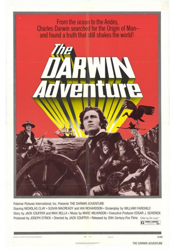 Darwin Adventure Movie Poster Print showcasing vibrant adventure themes.
