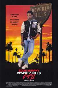 Beverly Hills Cop 2 Movie Poster Print featuring iconic imagery from the classic film.