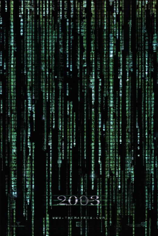 The Matrix Reloaded Movie Poster Print featuring iconic imagery