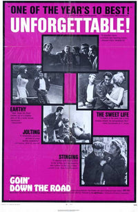 Goin' Down the Road Movie Poster Print featuring vibrant imagery.