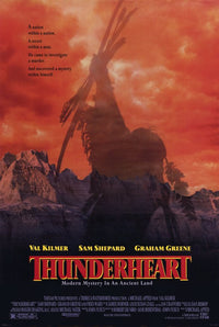Thunderheart Movie Poster Print showcasing dramatic visuals and cultural depth.