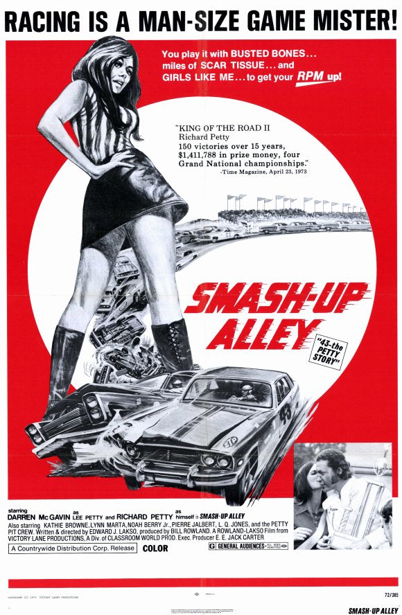 Smash Up Alley Movie Poster Print showcasing vibrant colors and dynamic visuals.
