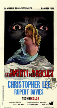 Dracula Has Risen from the Grave Movie Poster Print showcasing classic horror elements.