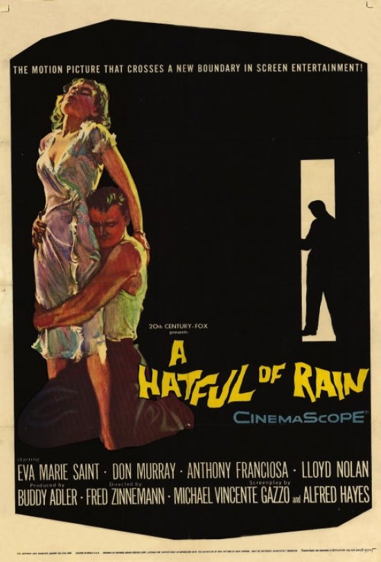 Hatful of Rain Movie Poster Print showing classic film art.