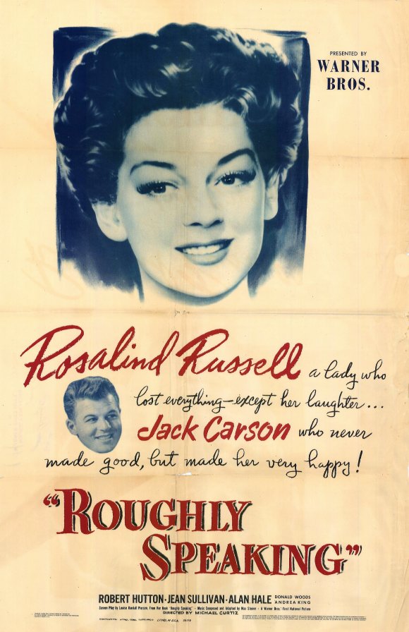 Roughly Speaking Movie Poster Print showcasing cinematic art.