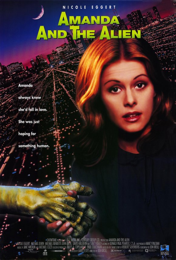 Amanda and the Alien Movie Poster Print showcasing vibrant visuals.