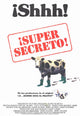 Top Secret! Movie Poster Print showcasing vibrant colors and classic film design.